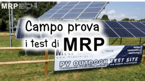 campo prova fotovoltaico MRP